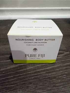 Coconut Lime Blossom Nourishing Body Butter - White & Lime